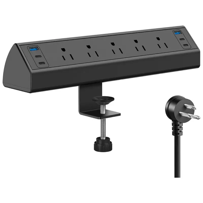 11-In-1 40W 6Ft 4 Usb-C Fast Charging Desk Clamp Power Station Strip 1