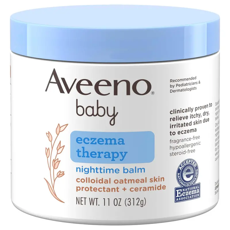 11-Oz Aveeno Baby Eczema Therapy Nighttime Body Balm 1