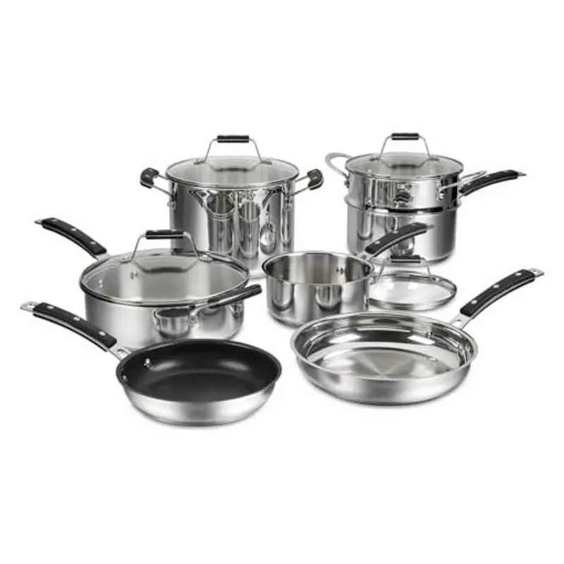11-Piece Cuisinart Heritage Stainless Collection Set 1