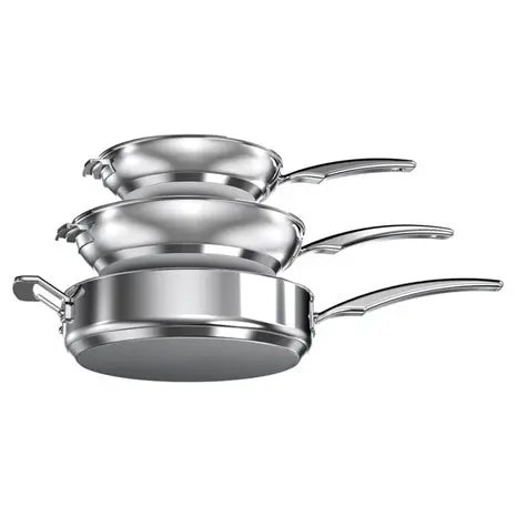 11 Piece Cuisinart Smartnest Stainless Steel Cookware Set 1