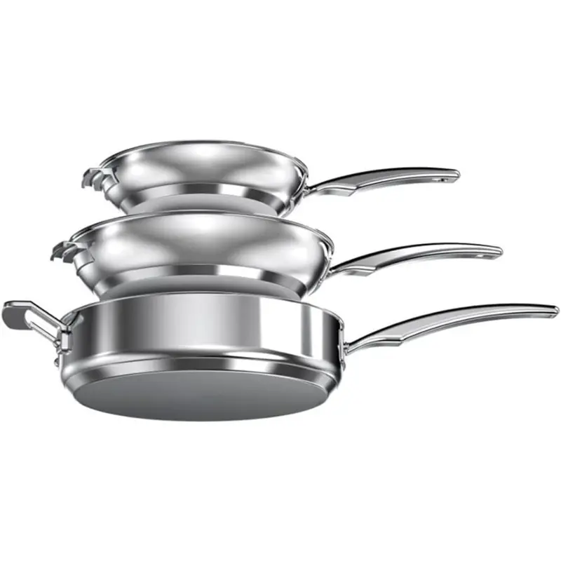 11-Piece Cuisinart Smartnext Stainless Steel Cookware Set 1