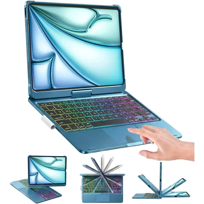 11" Touchpad Keyboard Case For Ipad 1