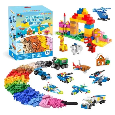 1,100-Piece Building Bricks Set 1