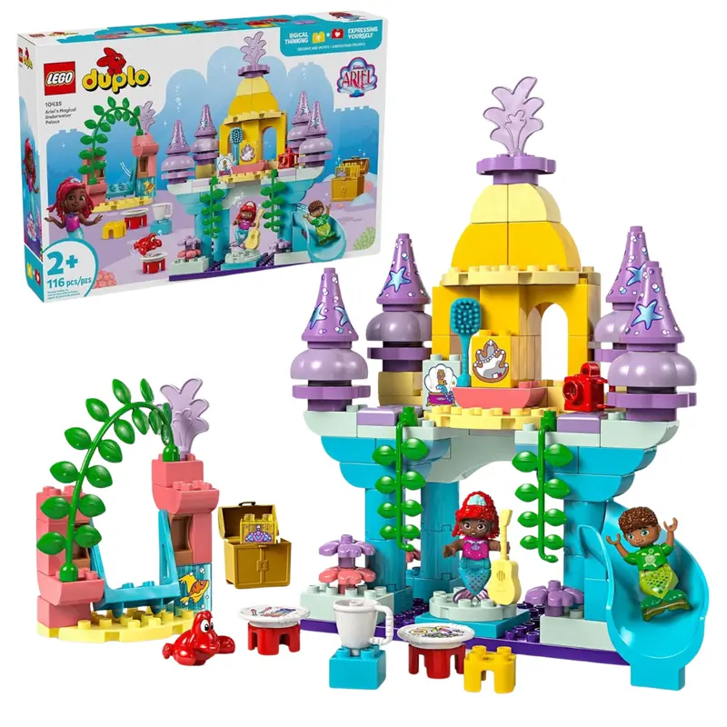 116-Piece Lego Duplo Ariel's Magical Underwater Palace Kids Learning Toy (10435) 1