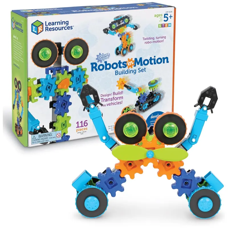 116-Pieces Gears! Gears! Gears! Robots In Motion Building Set 1