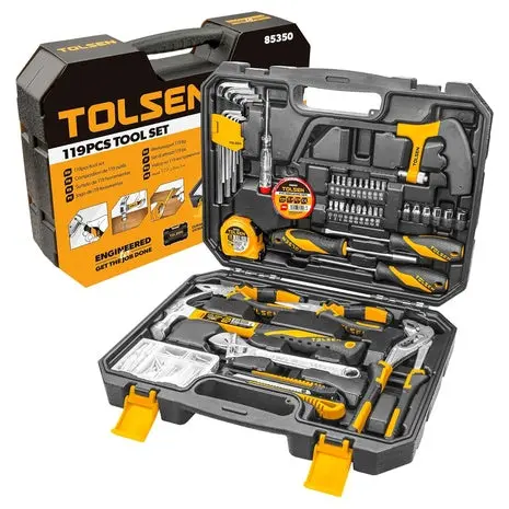 119-Piece Home Tool Kit With Storage Toolbox 1