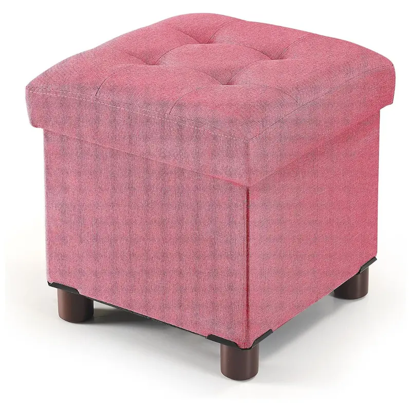 12.6" Brian & Dany Small Ottoman With Storage 1