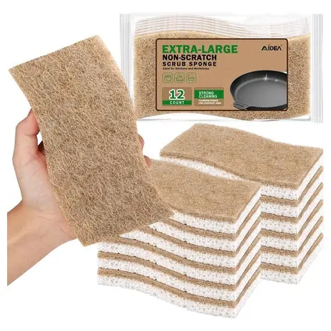 12 Aidea Xl Non-Scratch Kitchen Sponges 1