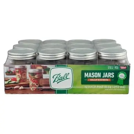 12 Ball 8Oz Mason Jars 1
