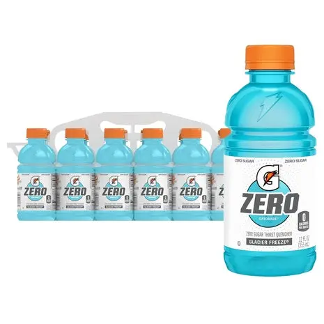 12 Bottles Gatorade Zero Sugar Glacier Freeze 1