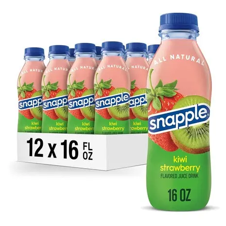 12 Bottles Snapple Kiwi Strawberry 1