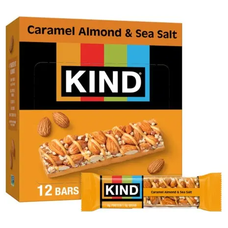12 Caramel Almond & Sea Salt Bars 1