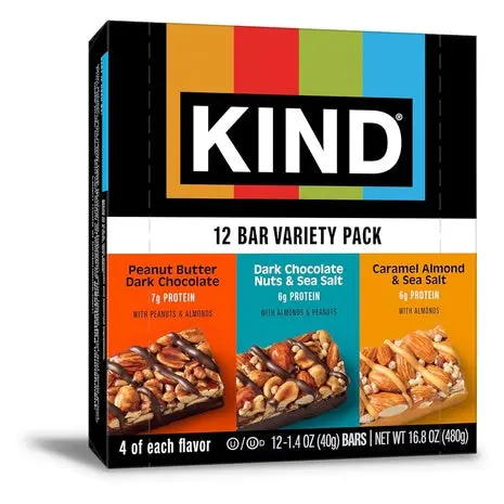 12 Healthy Snacks Bars Variety Pack 1