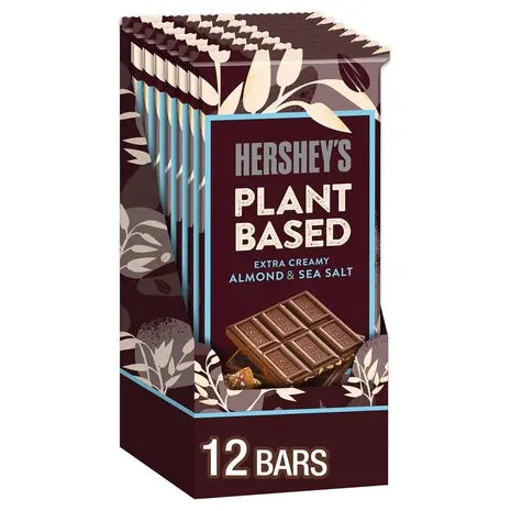 12 Hershey’S Plant Based Almond & Sea Salt Bars 1