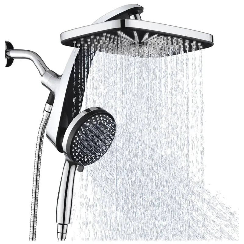 12" High Pressure Rain Shower Head W/ Handheld Spray Combo 1
