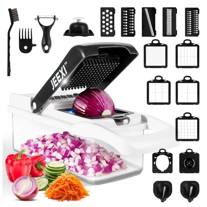 12-In-1 Vegetable Slicer With Stainless Steel Blades 1