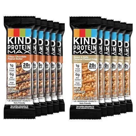12 Kind Protein Max Bars Variety Pack (Ou-D) 1