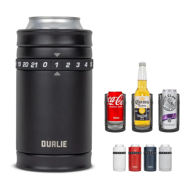 12-Oz 3-In-1 Insulated Tracker Drink Can Cooler 1