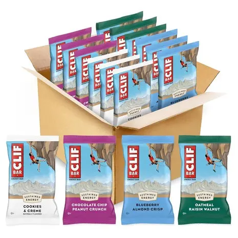 12-Pack Clif Bar Energy Protein Bar Variety Pack (Ou-D) 1