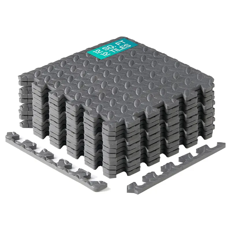 12-Pack Eva Interlocking Mats (12" X 12", 7/16" Thickness) 1