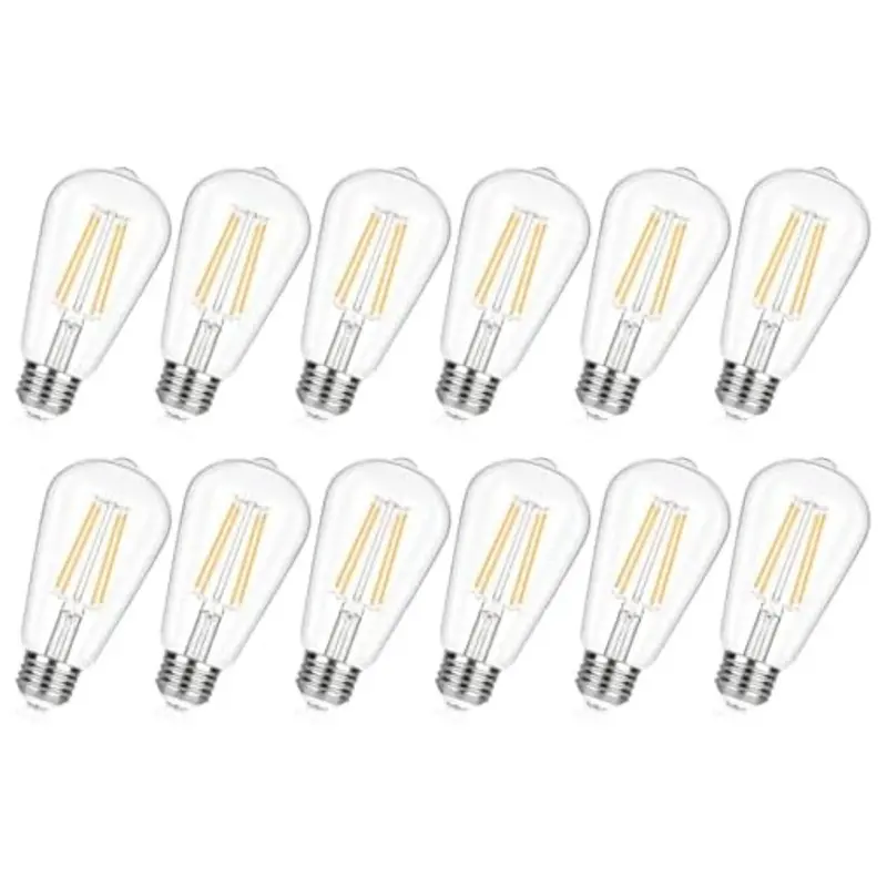 12-Pack Tobusa Vintage 90+ Cri Non-Dimmable 2700K Led Bulbs 1