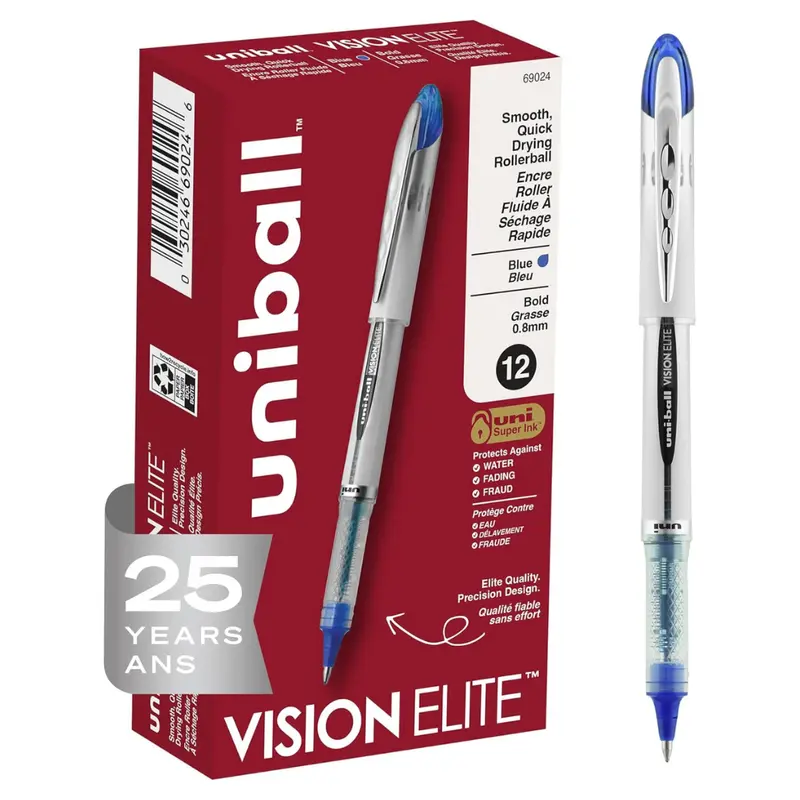 12-Pack Uniball Vision Elite Rollerball Pens 1