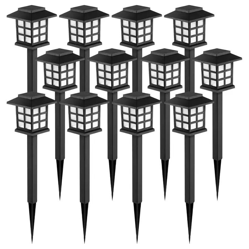 12-Pack Waterproof Led Solar Walkway Lights 1