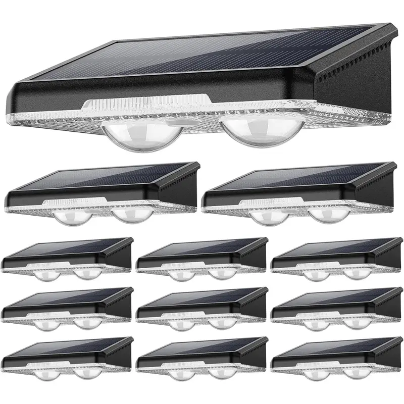 12-Pack Waterproof Solar Fence Lights 1