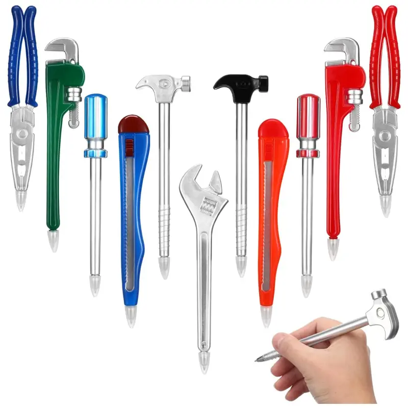 12-Piece Nuobesty Novelty Tool Ballpoint Pens With Magnetic Tip 1