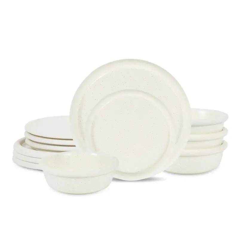 12-Piece Stone Lain Capri Stoneware Dinnerware Set 1