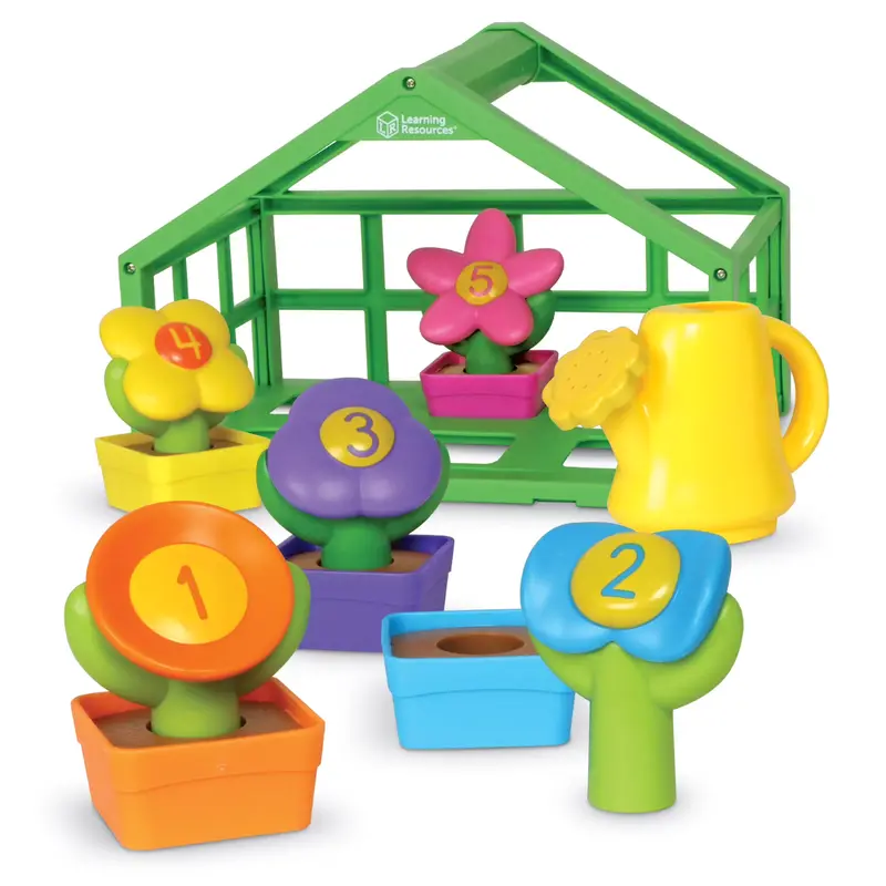 12-Pieces Growing Greenhouse Color & Number Playset 1