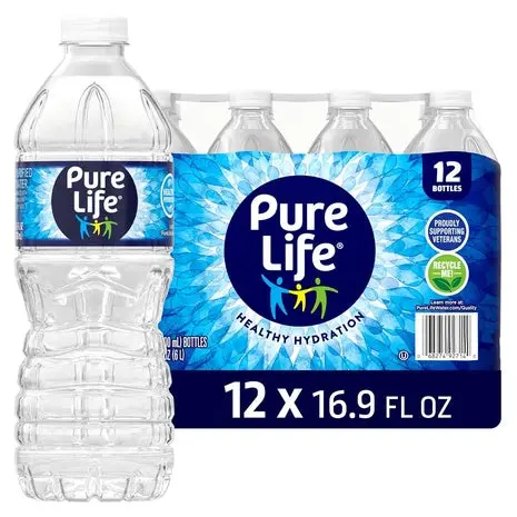 12 Pure Life Water Bottles 1