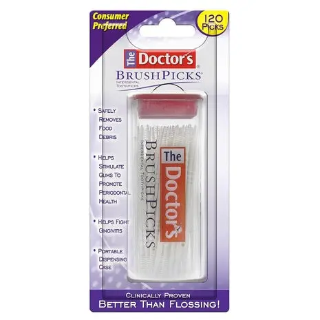 120 The Doctor's Brushpicks Interdental Brushes And Dental Picks 1
