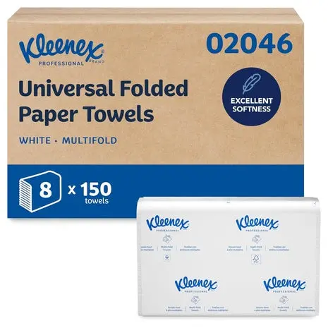 1200 Kleenex Professional Multifold Paper Towels Sheets 1