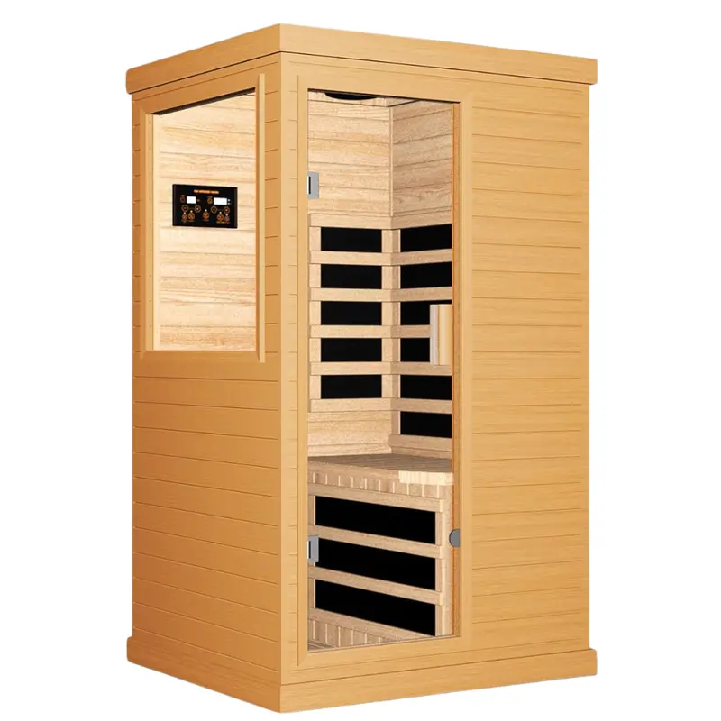 1200W Outexer Portable Far Infrared Sauna With 7 Color Light 1
