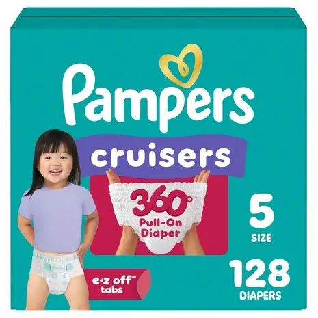 128 Size 5 Pampers Cruisers 360° Diapers 1