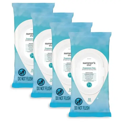128 Summer’S Eve Fragrance-Free Feminine Wipes 1
