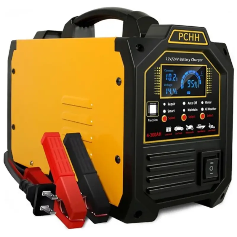 12V 24V Heavy Duty Car Battery Charger 1