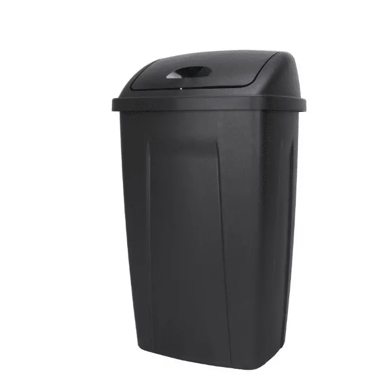 13 Gallon Mainstays Plastic Kitchen Trash Can 1