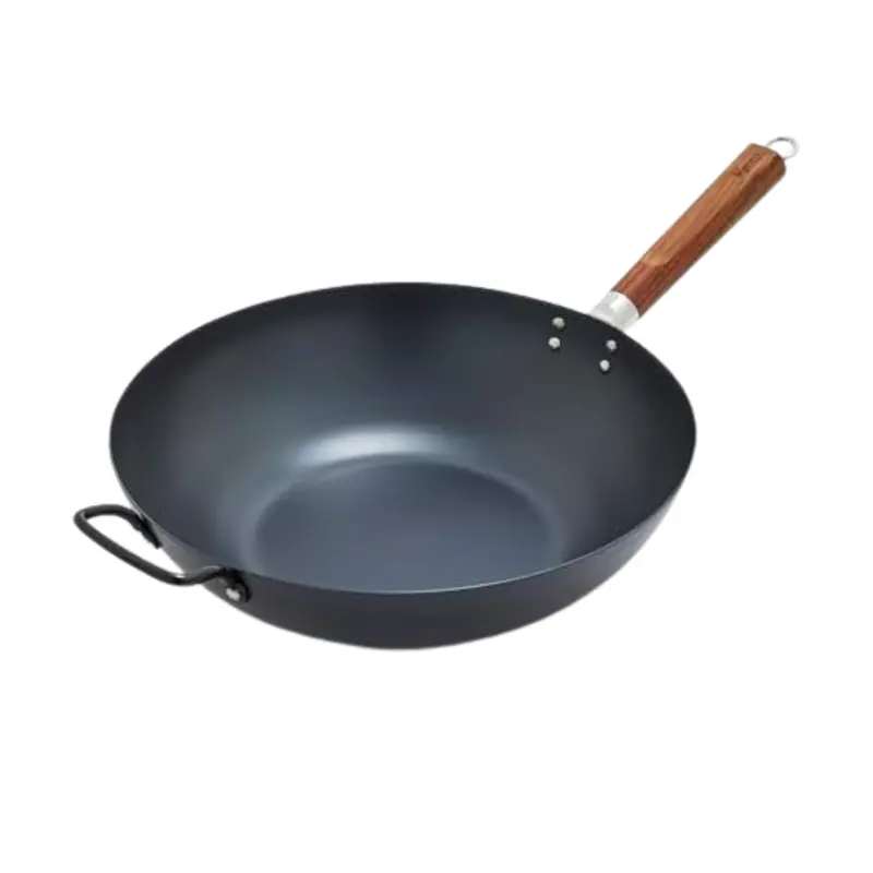 14" Greenpan Carbon Steel Wok Flat Bottom Stir-Fry Pan 1