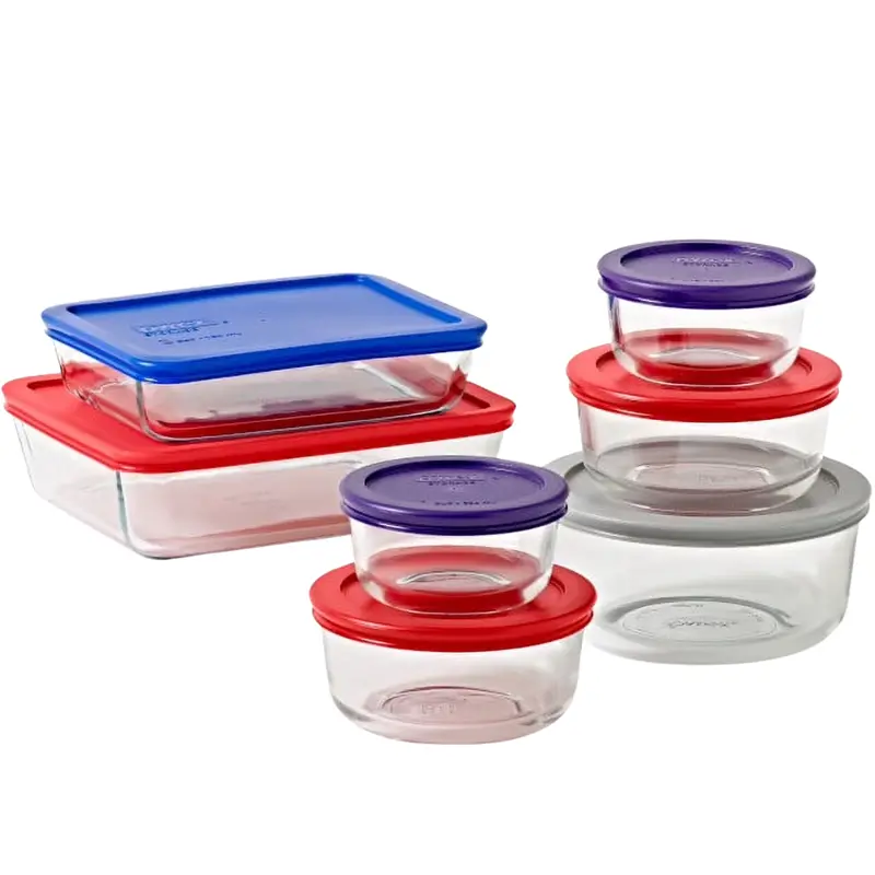 14-Piece Pyrex Simply Store Baking Glass Dish Set 1