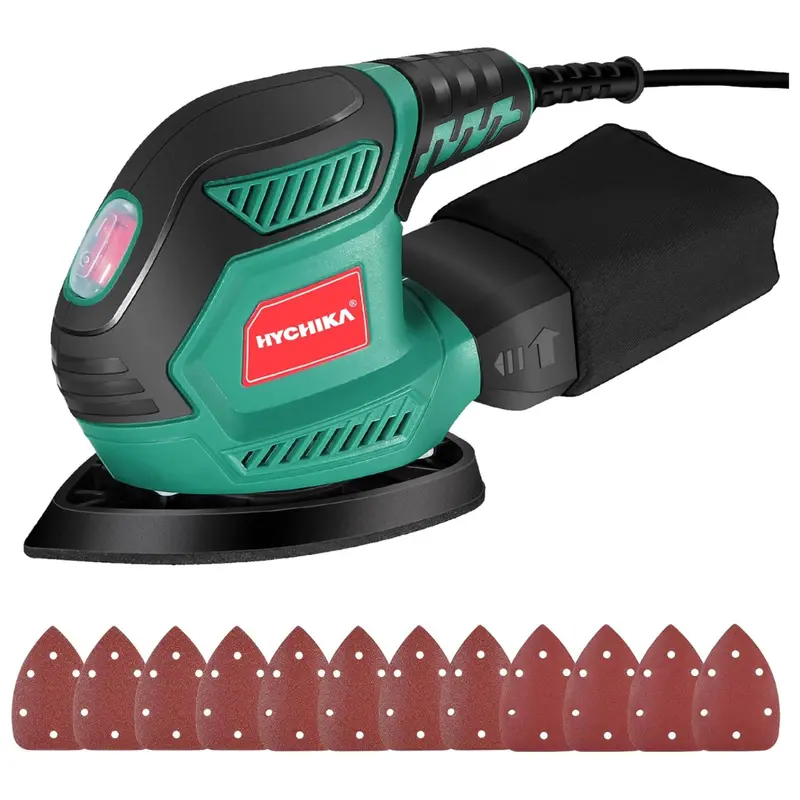 14,000 Opm Electric Sander Tool With 12 Pcs Sandpapers 1