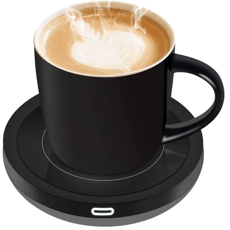 14Oz Bestinnkits Smart Coffee Cup Auto On/Off Warmer Set 1