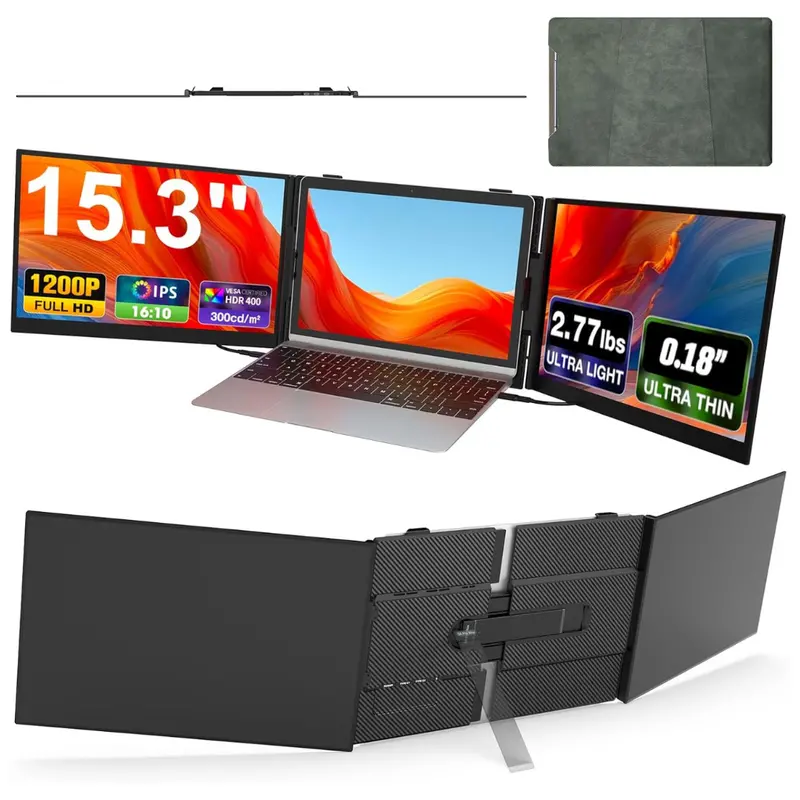 15.3" Ultra-Thin Portable Laptop Screen Extender 1