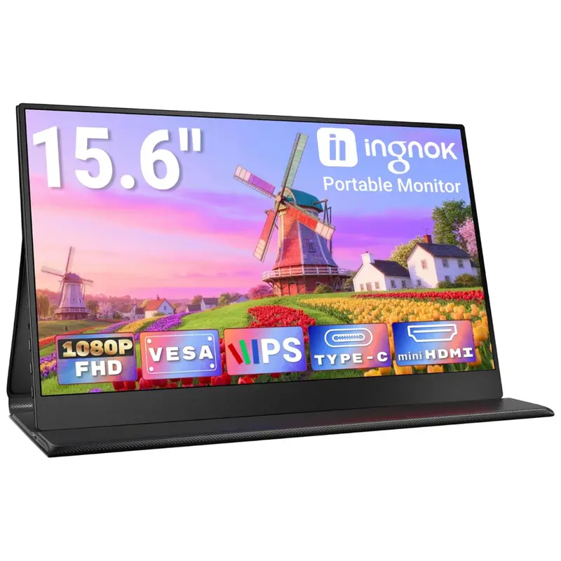 15.6" Ingnok Yn02b Portable Fhd 5Ms Ips Monitor 1