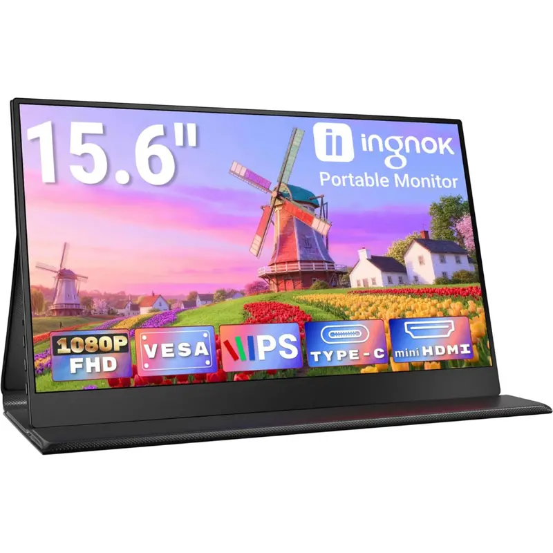 15.6" Ingnok Yn02b Portable Fhd 5Ms Ips Monitor 1