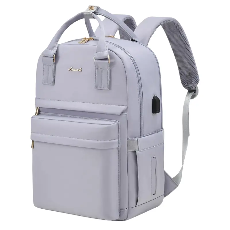 15.6" Waterproof Laptop Backpack With Usb Port 1