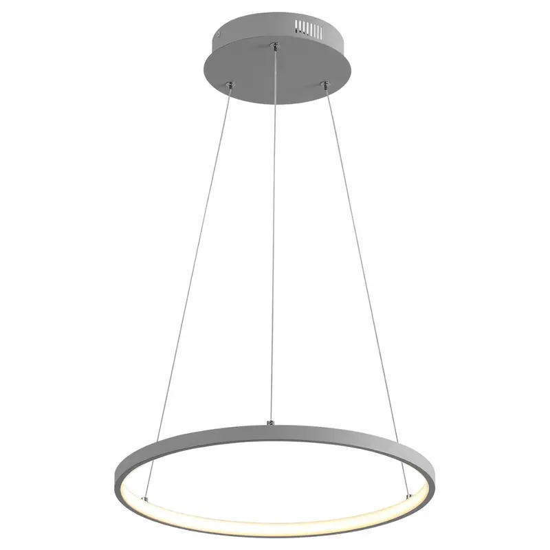 15.75" Gray Modern Integrated Led Pendant Light 1