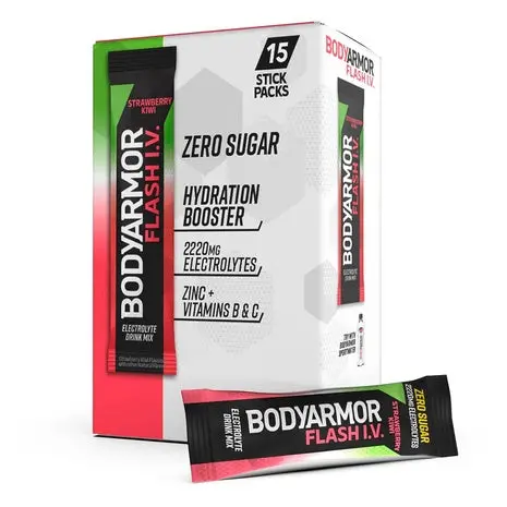 15 Bodyarmor Flash Iv Zero Sugar Electrolyte Packets 1