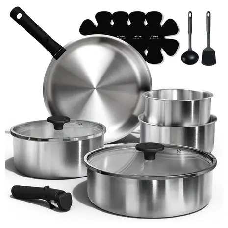 15-Piece Carote Tainless Steel Cookware Set 1